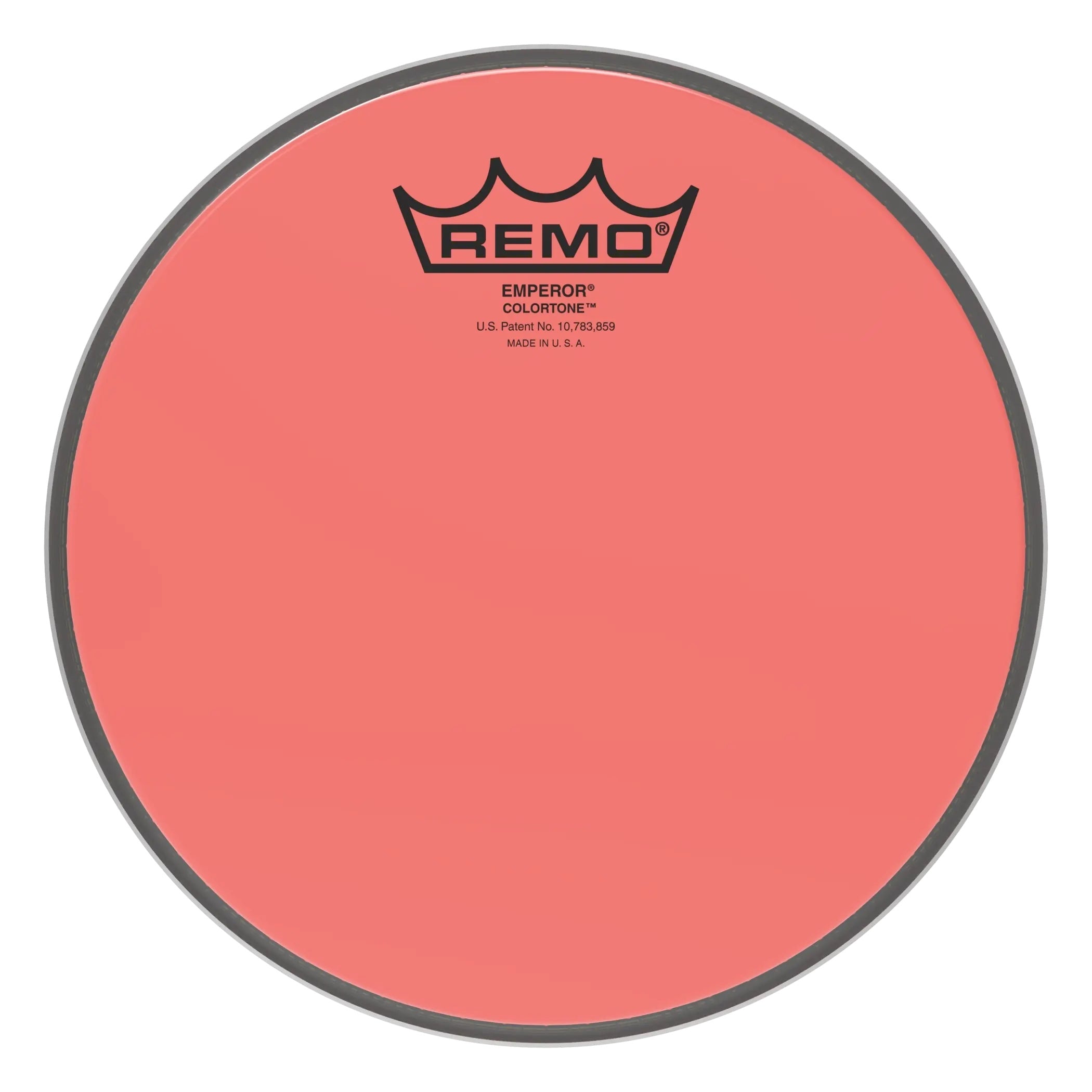 Remo Colortone Emperor 13in Drum Head in Red