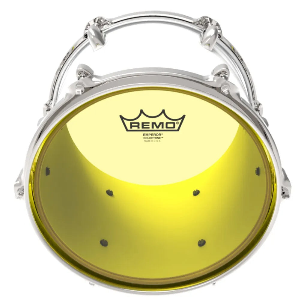 Remo Colortone Emperor 10in Drum Head in Yellow