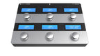 Singular Sound MIDI Maestro effects pedal foot controller with multiple footswitches and control knobs for guitar and music setup.