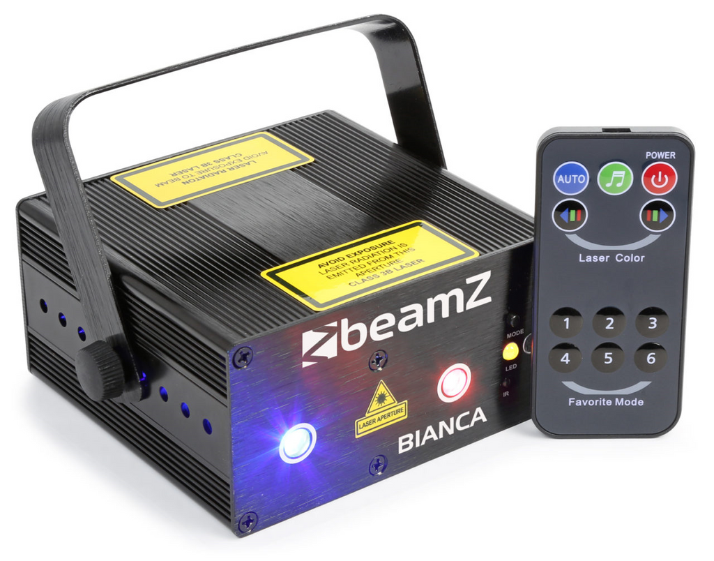 BeamZ Bianca Double Laser 330mW RGB Gobo IRC