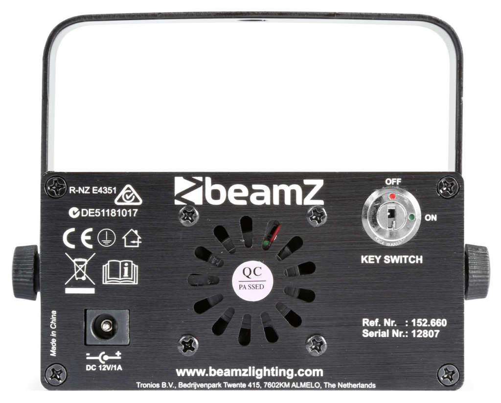 BeamZ Bianca Double Laser 330mW RGB Gobo IRC
