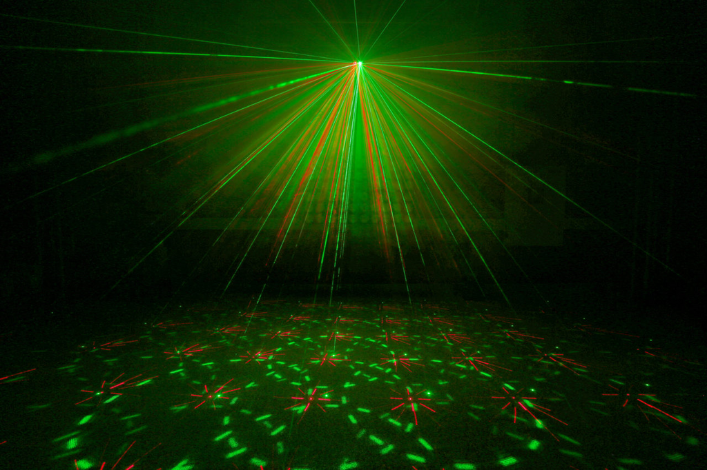 BeamZ Bianca Double Laser 330mW RGB Gobo IRC