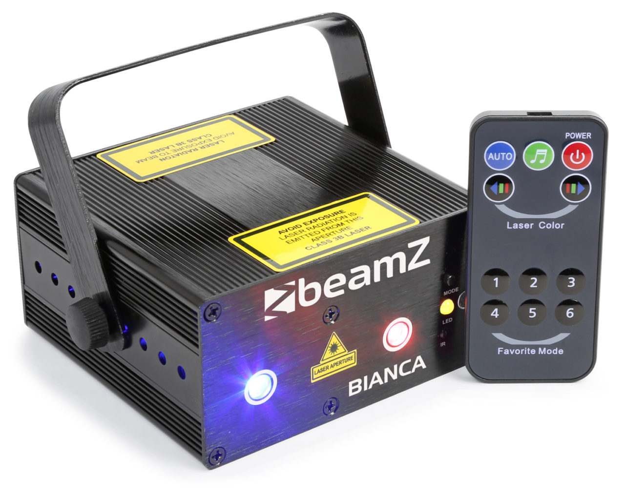BeamZ Bianca Double Laser 330mW RGB Gobo IRC