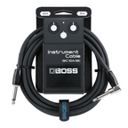 BOSS BIC-10A-BK 10-foot black instrument guitar lead cable with durable connectors for musical performance and studio use.