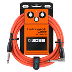 BOSS BIC-10A-BK Instrument Cable 10ft/3m AS Orange