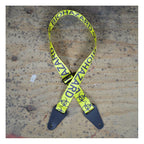 Colonial Leather Bio Hazard Printed Webbing Guitar Strap