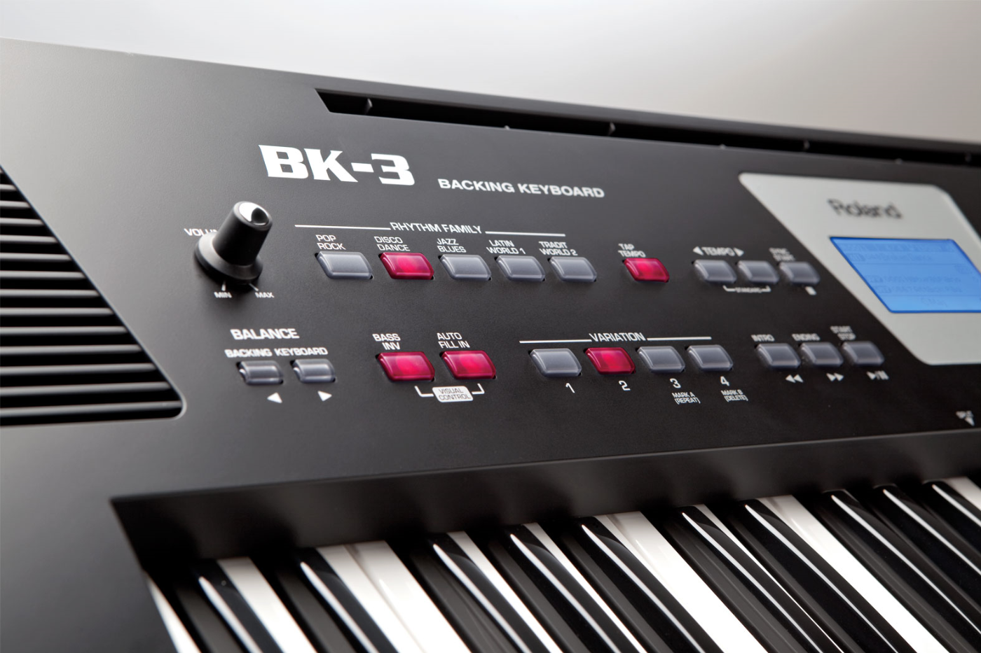 Roland BK-3 Backing Keyboard in Black