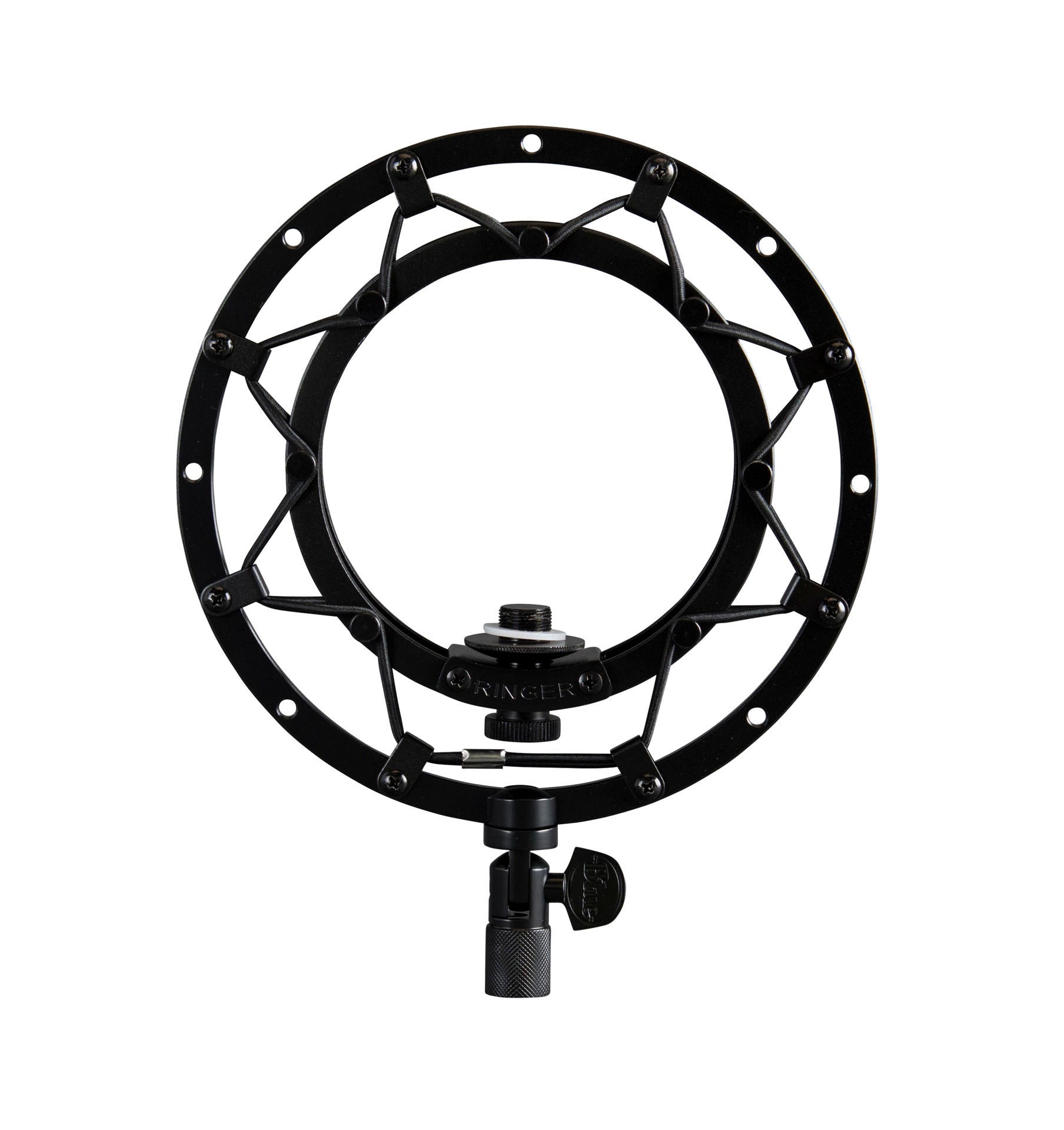 Blue Suspension Mount For Snowball Microphone-Black Finish