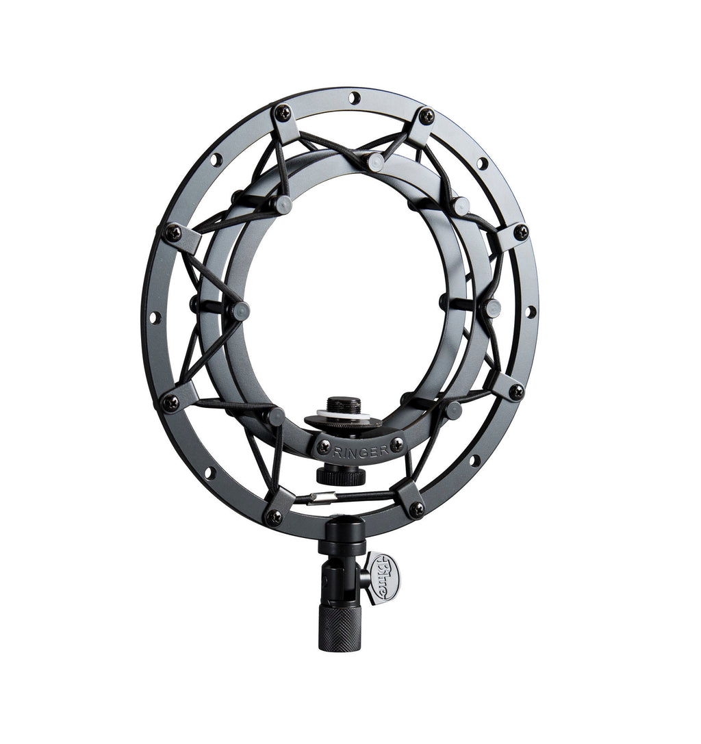 Blue Suspension Mount For Snowball Microphone-Black Finish