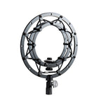 Blue Suspension Mount For Snowball Microphone-Black Finish