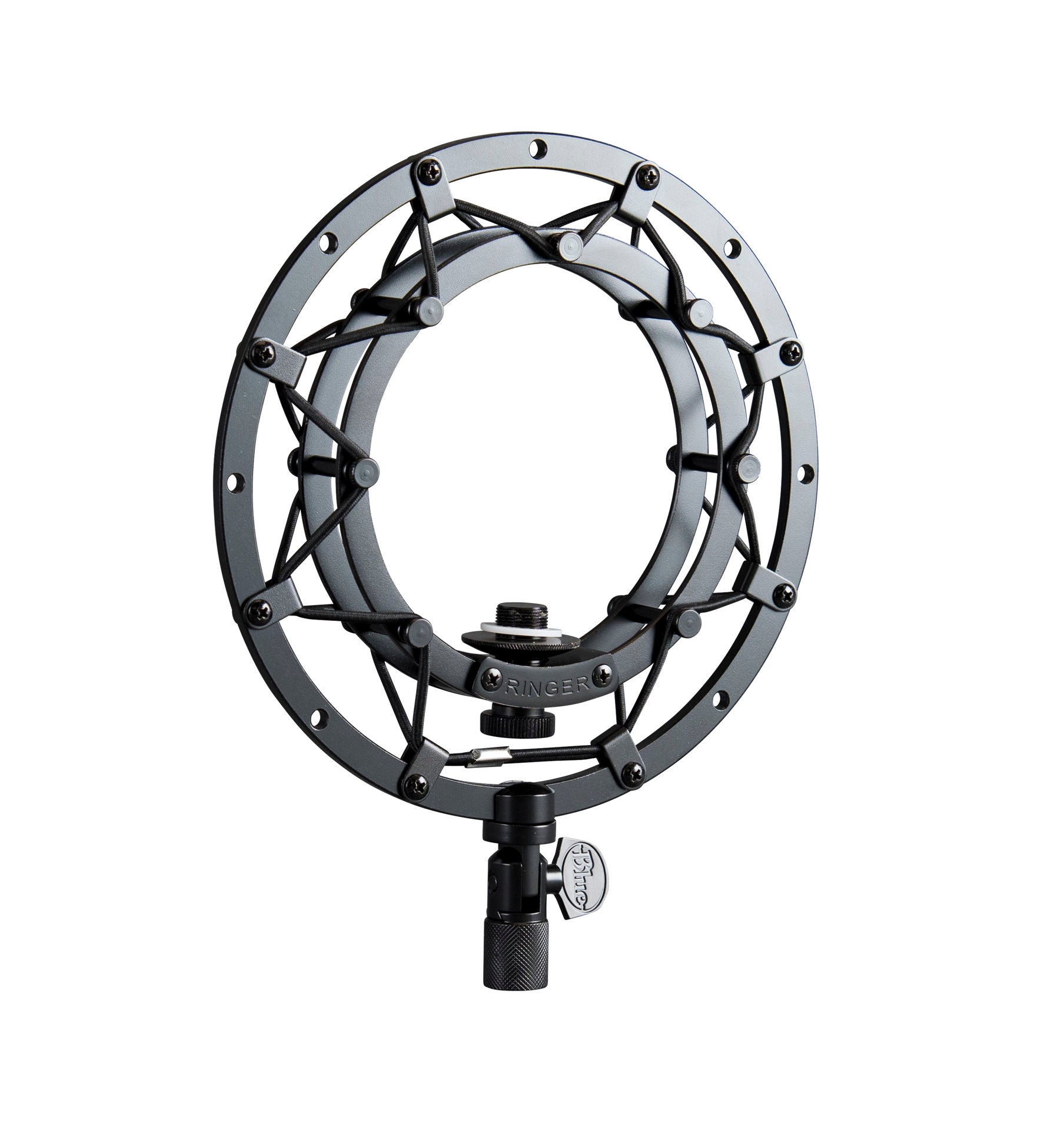 Blue Suspension Mount For Snowball Microphone-Black Finish