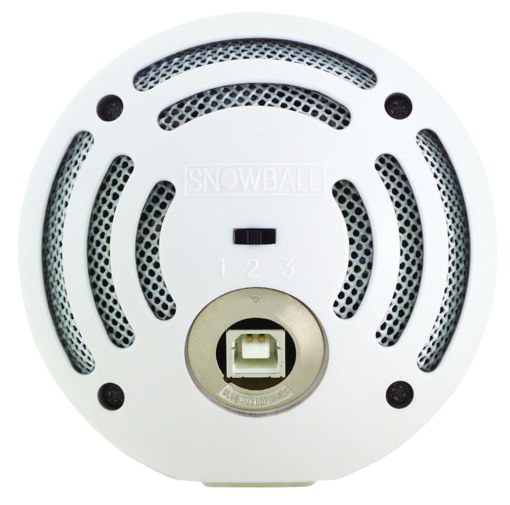 Blue Snowball USB Mic - White