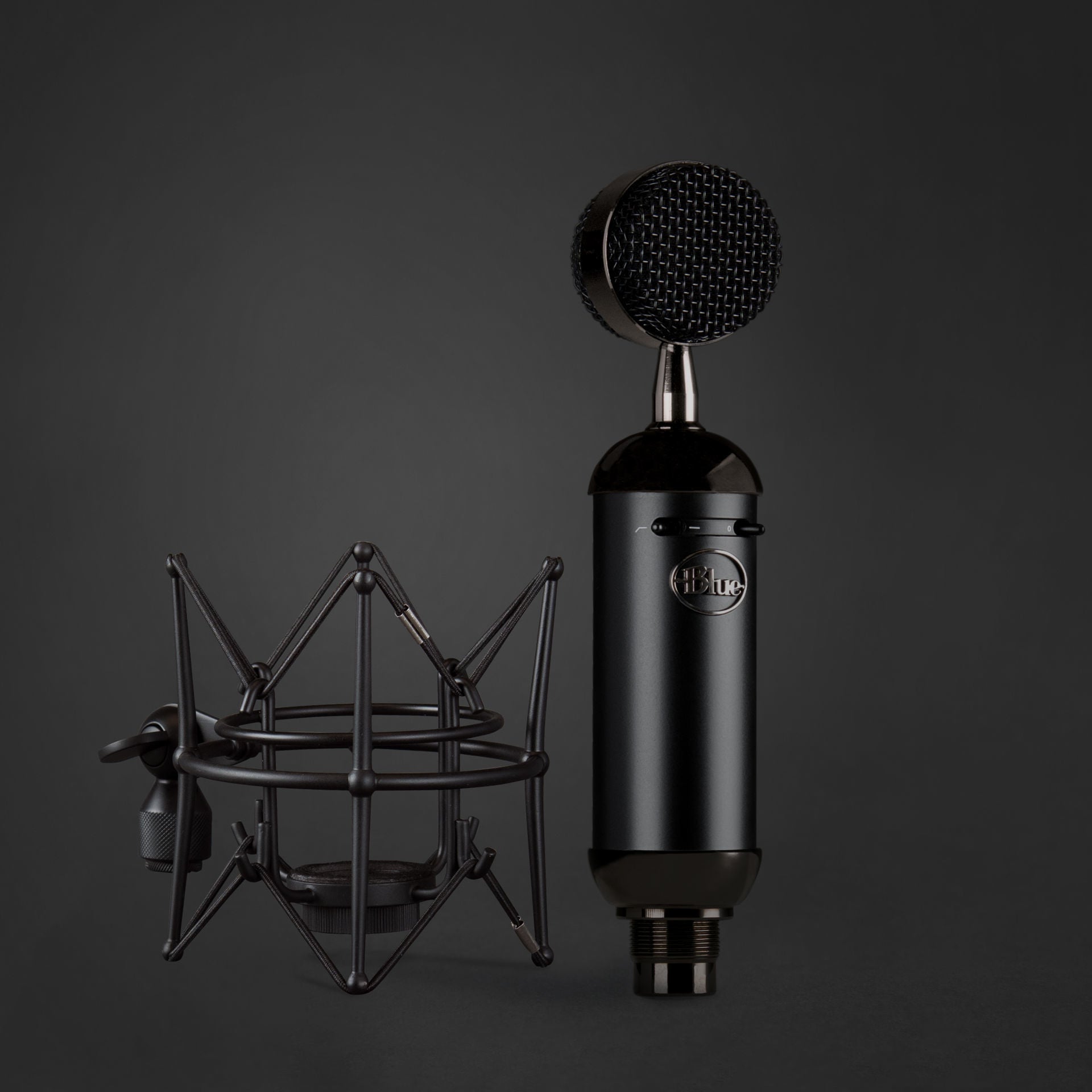 Blue Spark SL Condenser Mic wit Shock and Box Blackout Ed