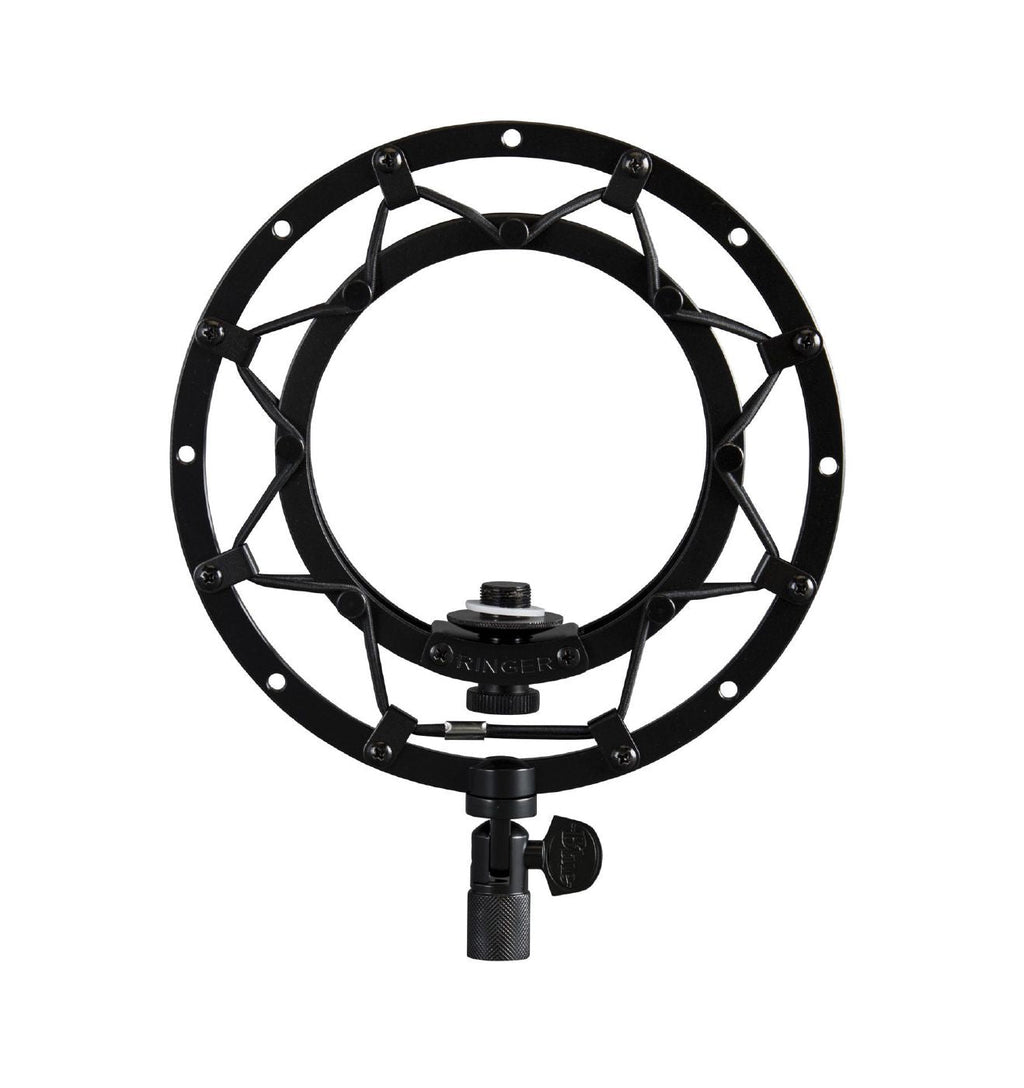 Blue Suspension Mount For Snowball Microphone-Black Finish