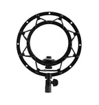 Blue Suspension Mount For Snowball Microphone-Black Finish