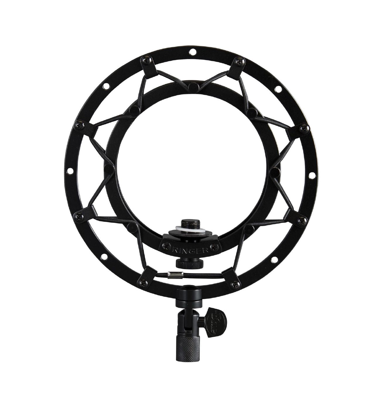 Blue Suspension Mount For Snowball Microphone-Black Finish