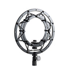 Blue Suspension Mount For Snowball Microphone-Black Finish