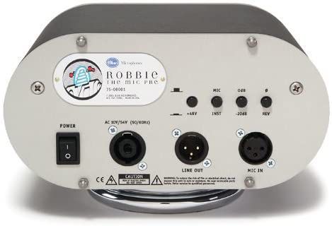 Blue Robbie Class A Discrete Tube Mic And Instrument Preamp