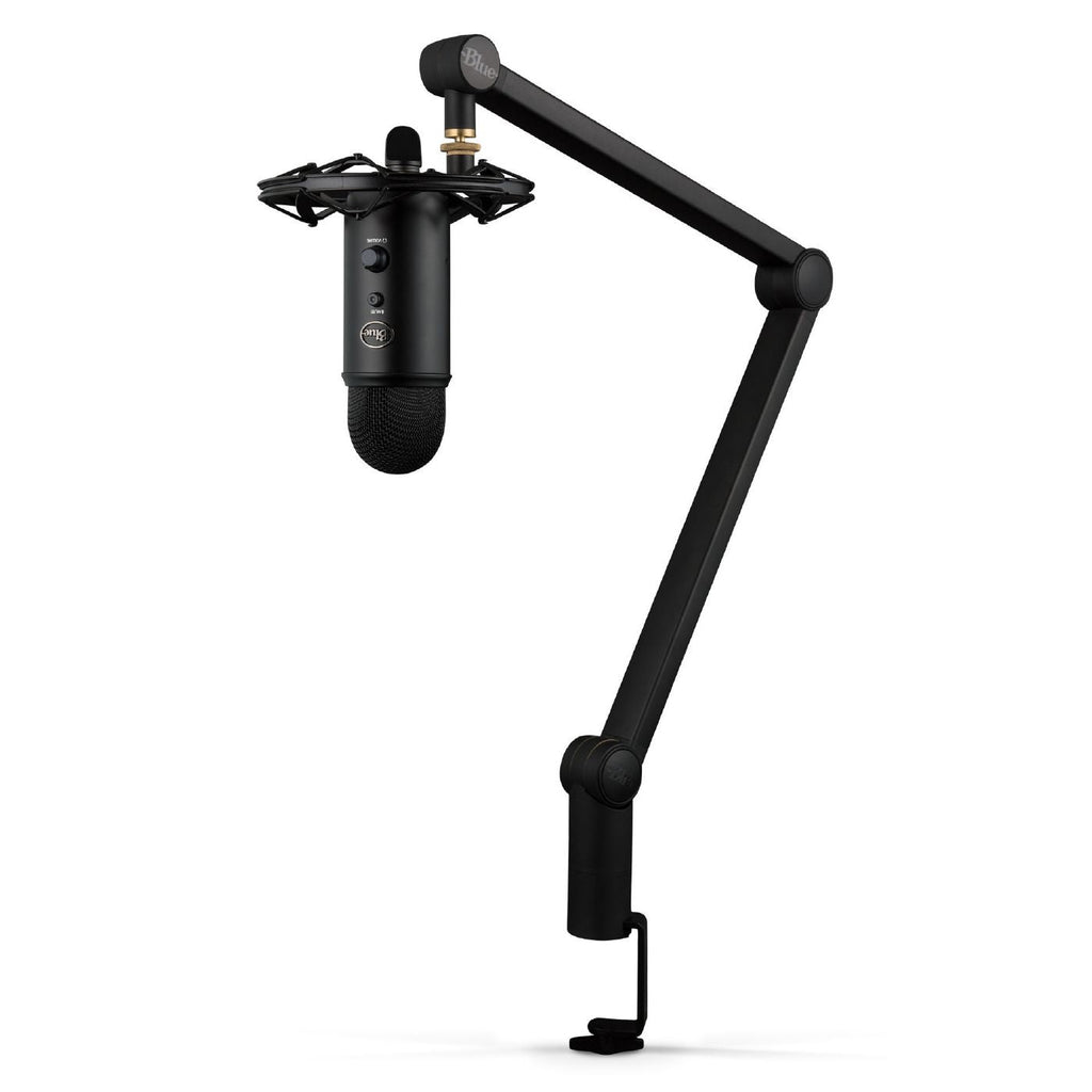 Blue Yeticaster Professional Broadcast Bundle (Comes with Shockmount and Compass Boom Arm)