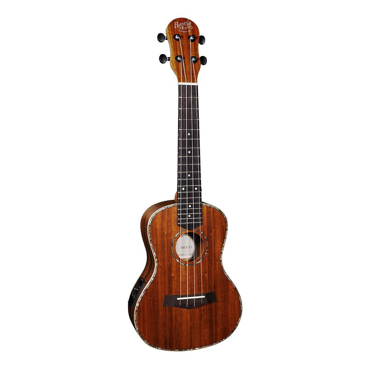Barnes & Mullins Concert Ukulele with Pickup in Koa