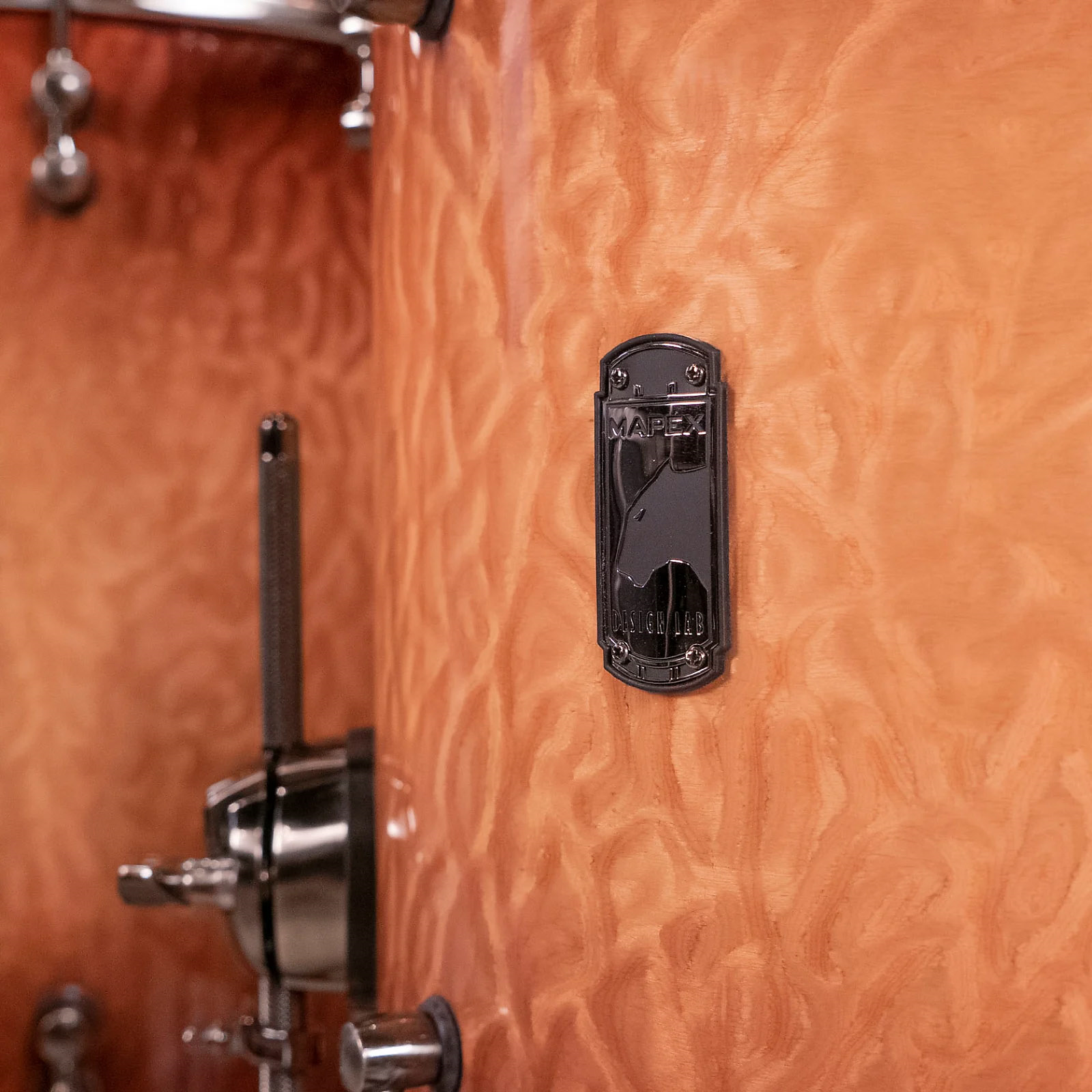 Mapex Black Panther Design Lab Cherry Bomb 22 4 Piece Drum Kit Shell Pack - Peach Burl Burst