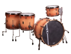 Mapex Black Panther Design Lab Cherry Bomb 22 4 Piece Drum Kit Shell Pack - Peach Burl Burst