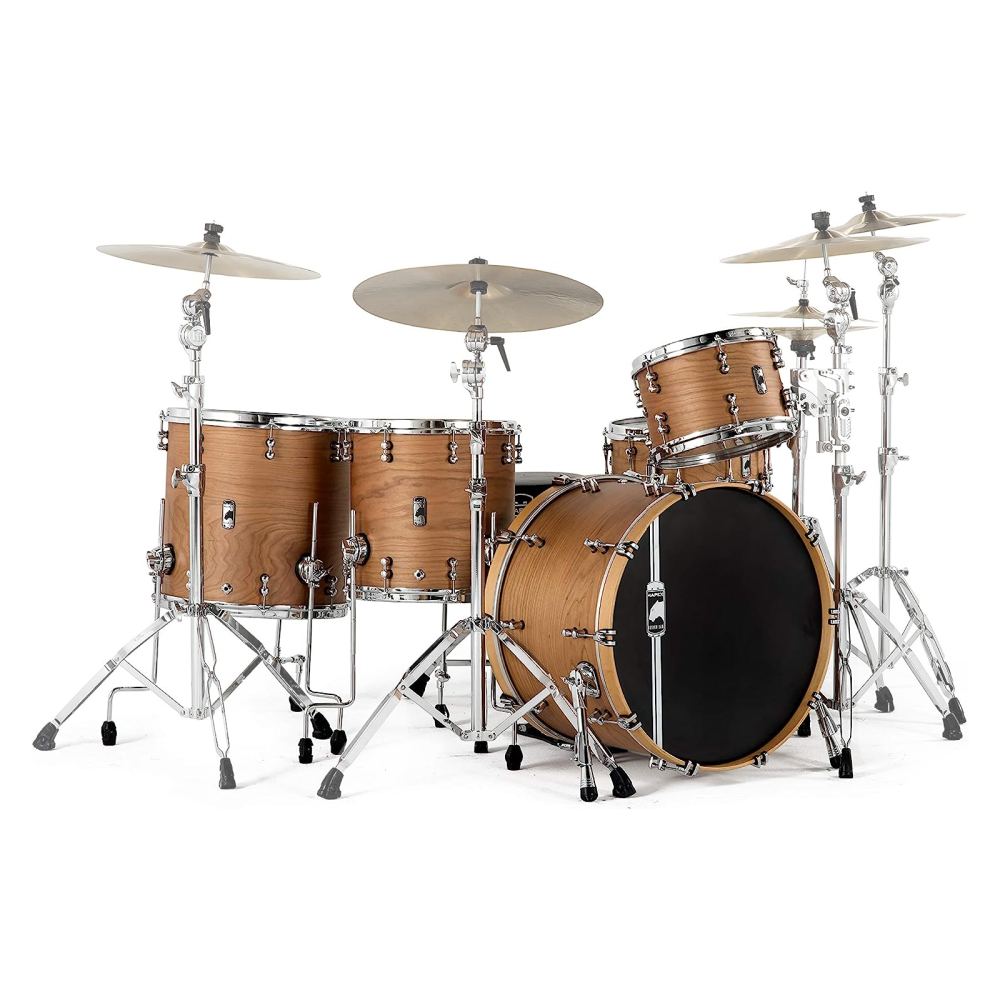 Mapex Black Panther Design Lab Cherry Bomb 22 4 Piece Drum Kit Shell Pack in Natural Satin