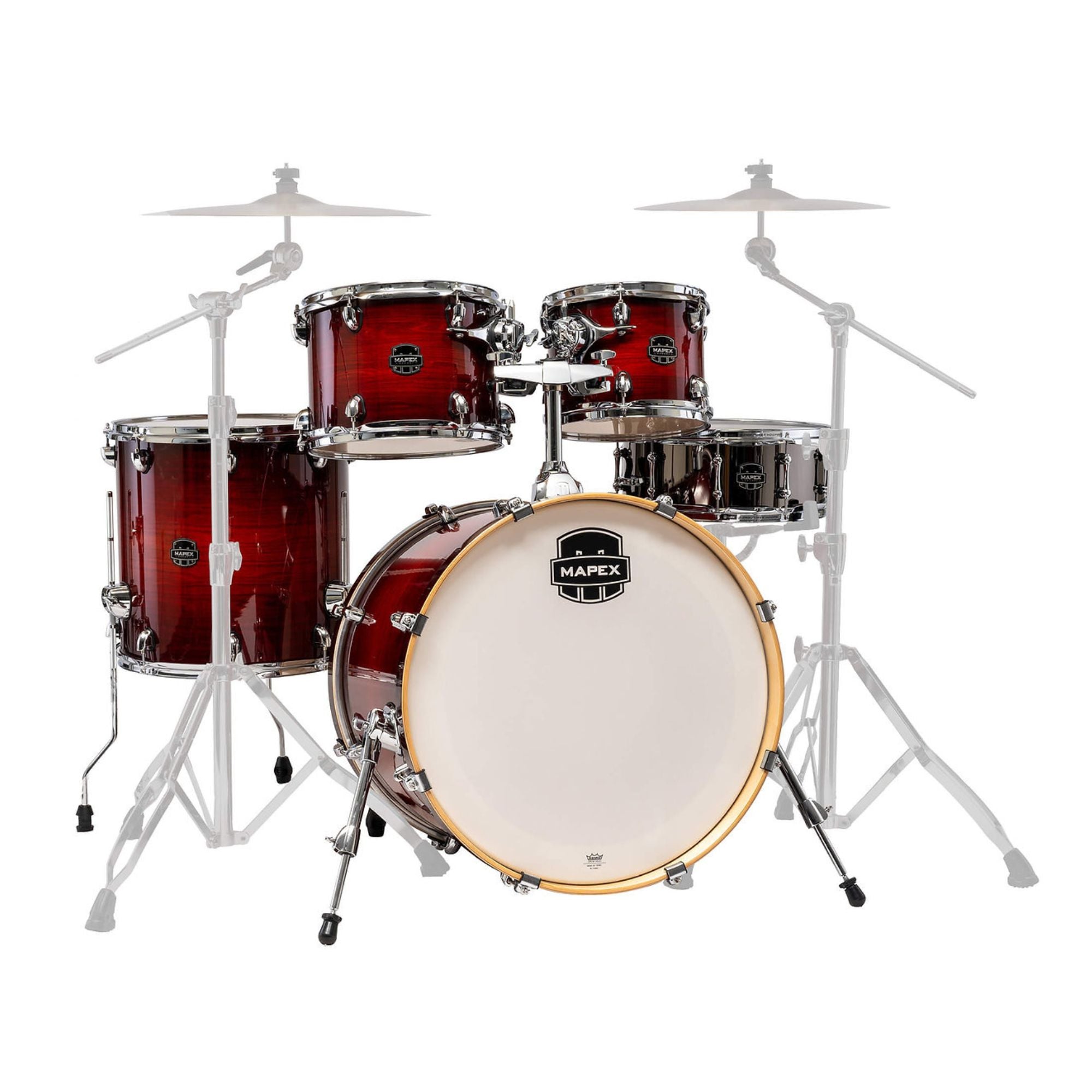 Mapex Armory 5Pce Rock 22 Shell Pack  -  Red Onyx