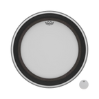 Remo SMT Ambassador coated 22-inch bass drum head with a smooth, durable coated surface and Remo branding.