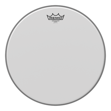 Remo Ambassador coated 26-inch bass drumhead for drum sets, durable and suitable for studio and live performances.