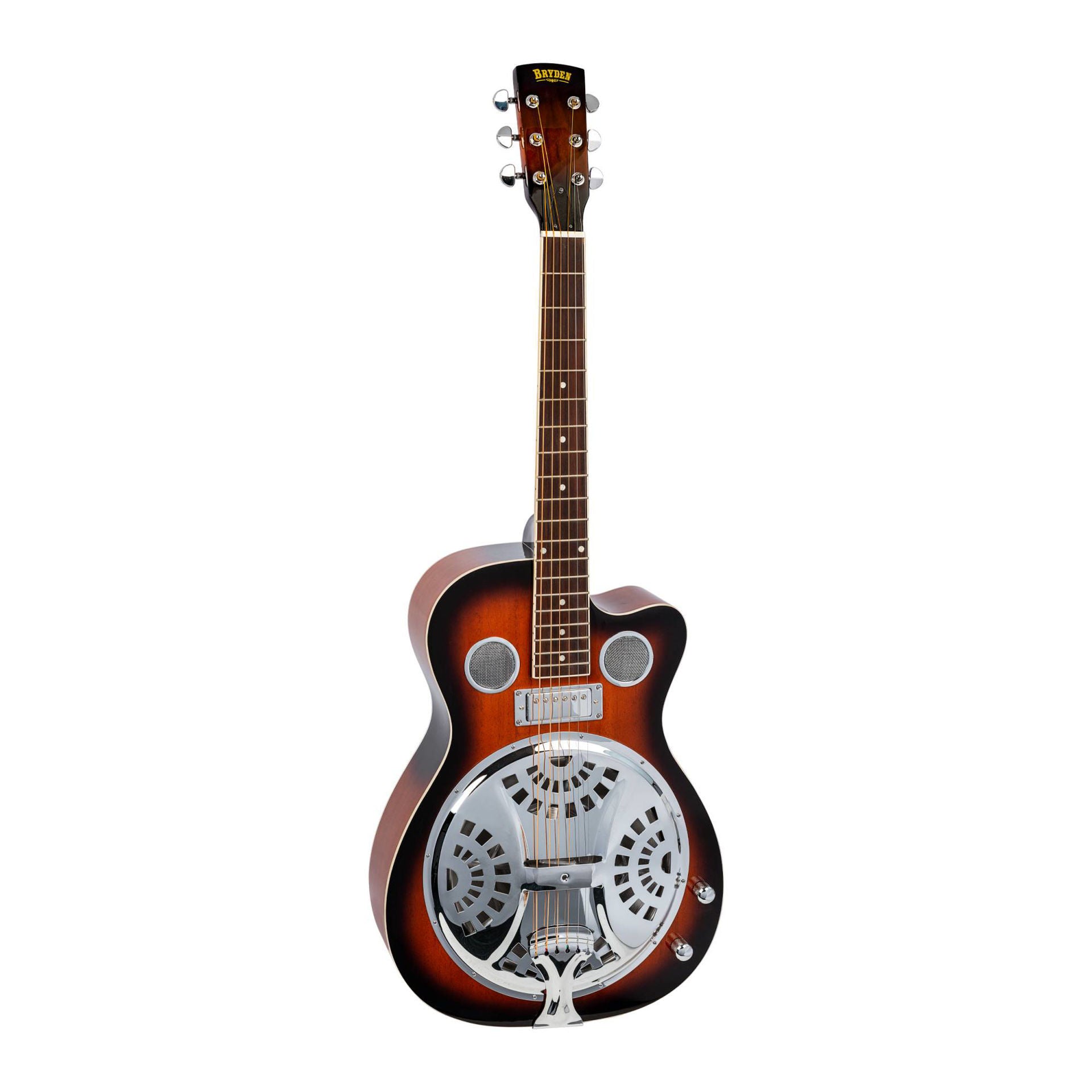 Bryden BRE2ETS Cutaway Acoustic / Electric Resonator Guitar in Tobacco Sunburst