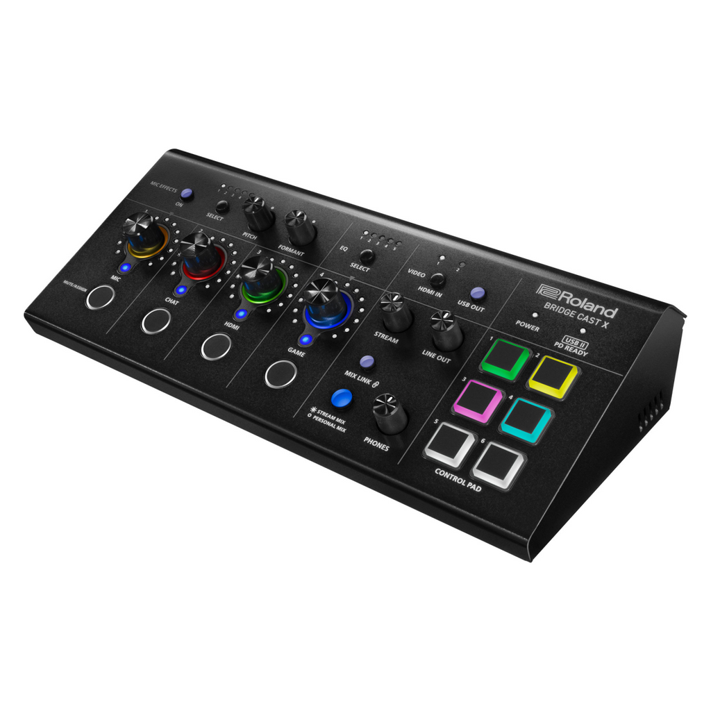 Roland BRIDGE CAST X Dual Bus Streaming Mixer and Video Capture