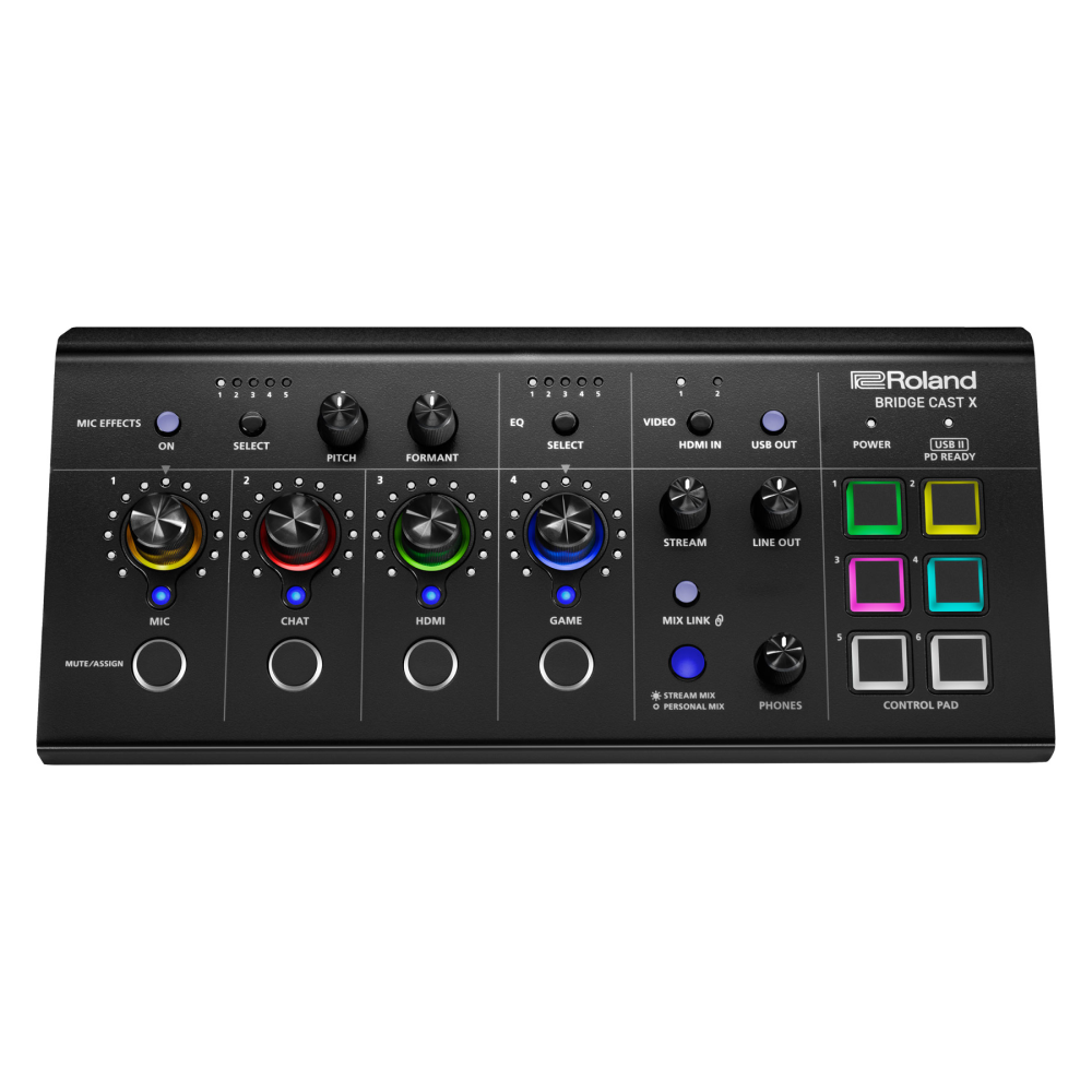 Roland BRIDGE CAST X Dual Bus Streaming Mixer and Video Capture
