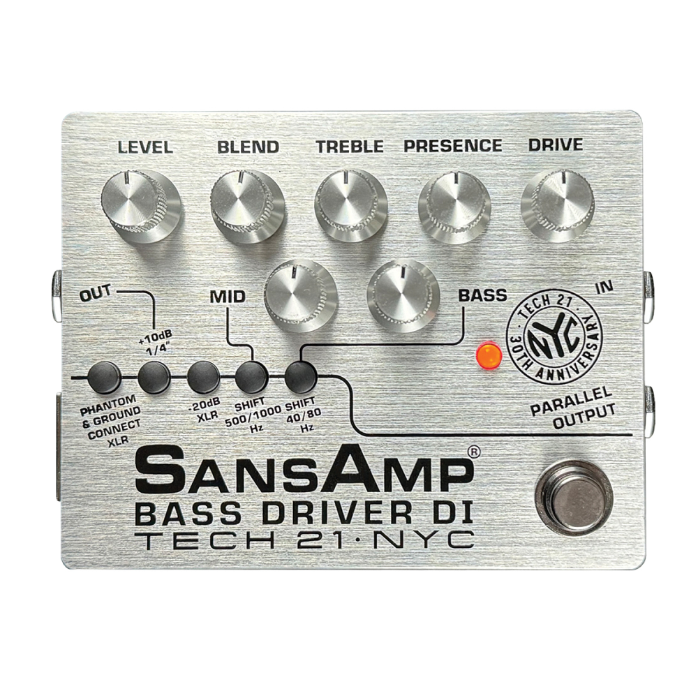 Tech 21 Sansamp Bass Driver D.I Limited Edition 30th Anniversary