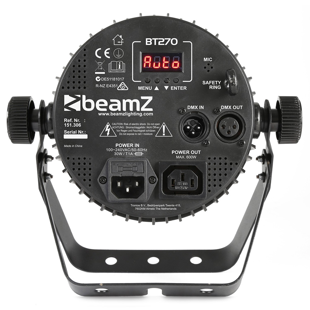 Beamz BT270 7x6W RGBW LED Parcan