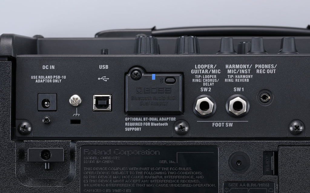 BOSS Bluetooth Audio/ MIDI Dual Adaptor