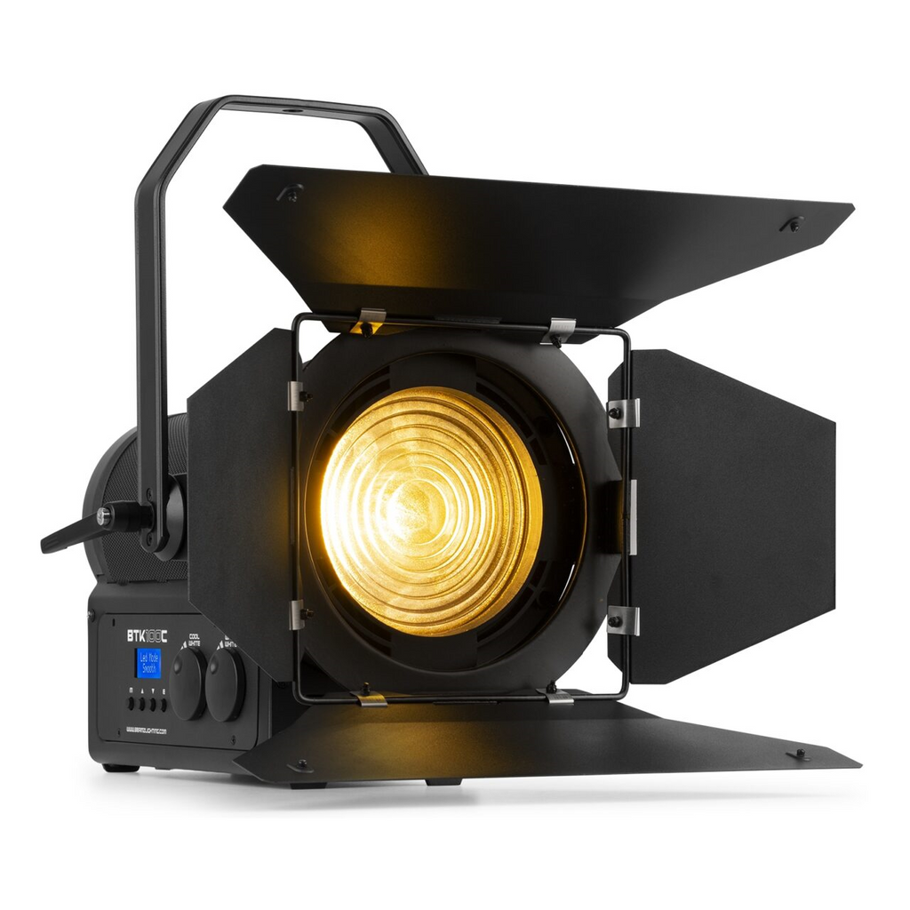 Beamz PRO BTK100C LED Fresnel Spotlight with Manual Zoom