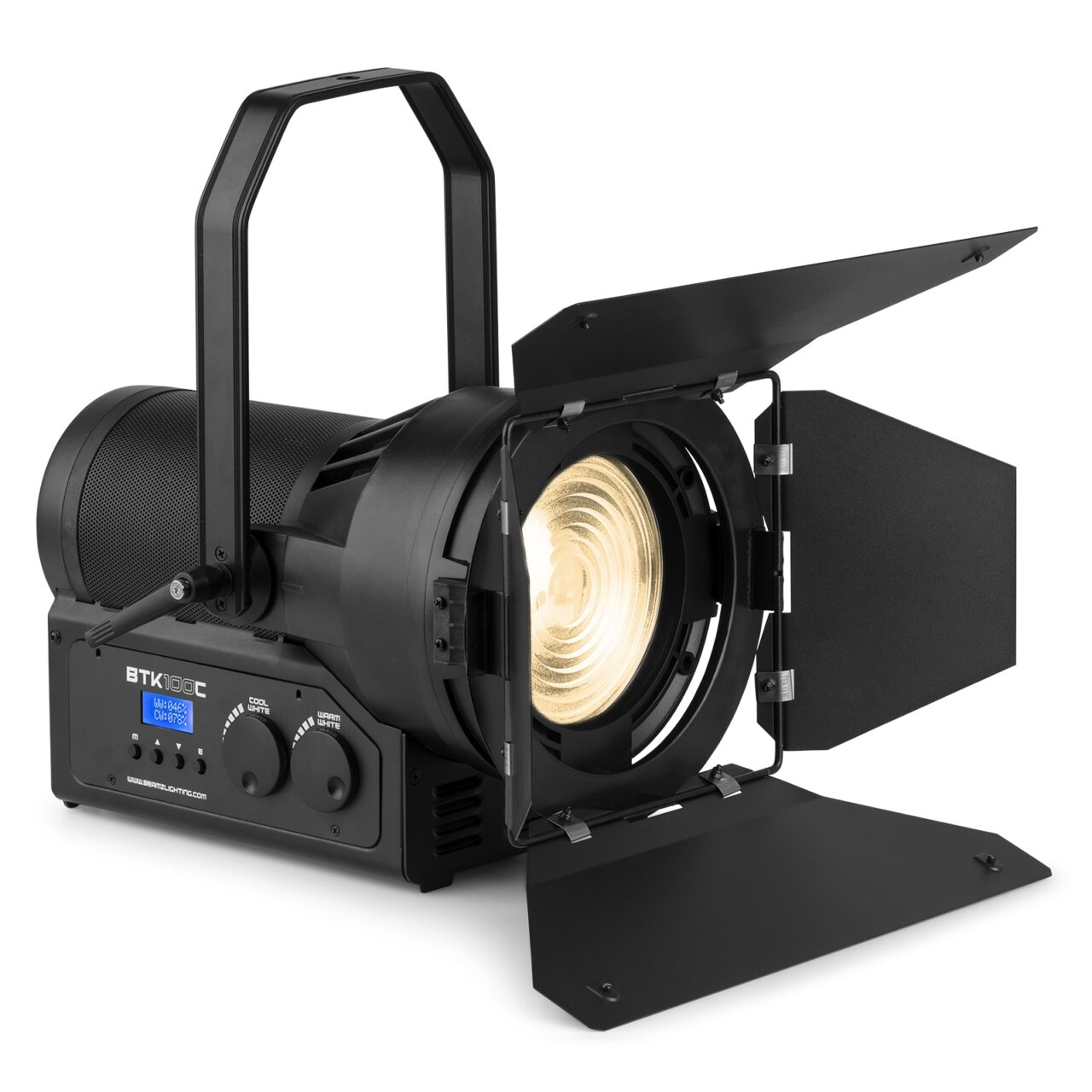 Beamz PRO BTK100C LED Fresnel Spotlight with Manual Zoom
