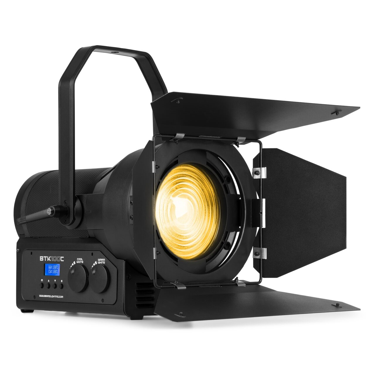 Beamz PRO BTK100C LED Fresnel Spotlight with Manual Zoom