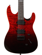 Chapman Standard Series ML1 Modern Electric Guitar with SKB Hardcase - Black Blood