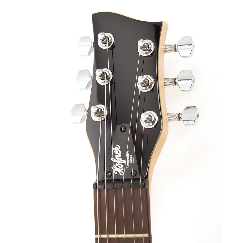 Hofner Shorty Compact Travel Electric Guitar with Accessory Pack - Red