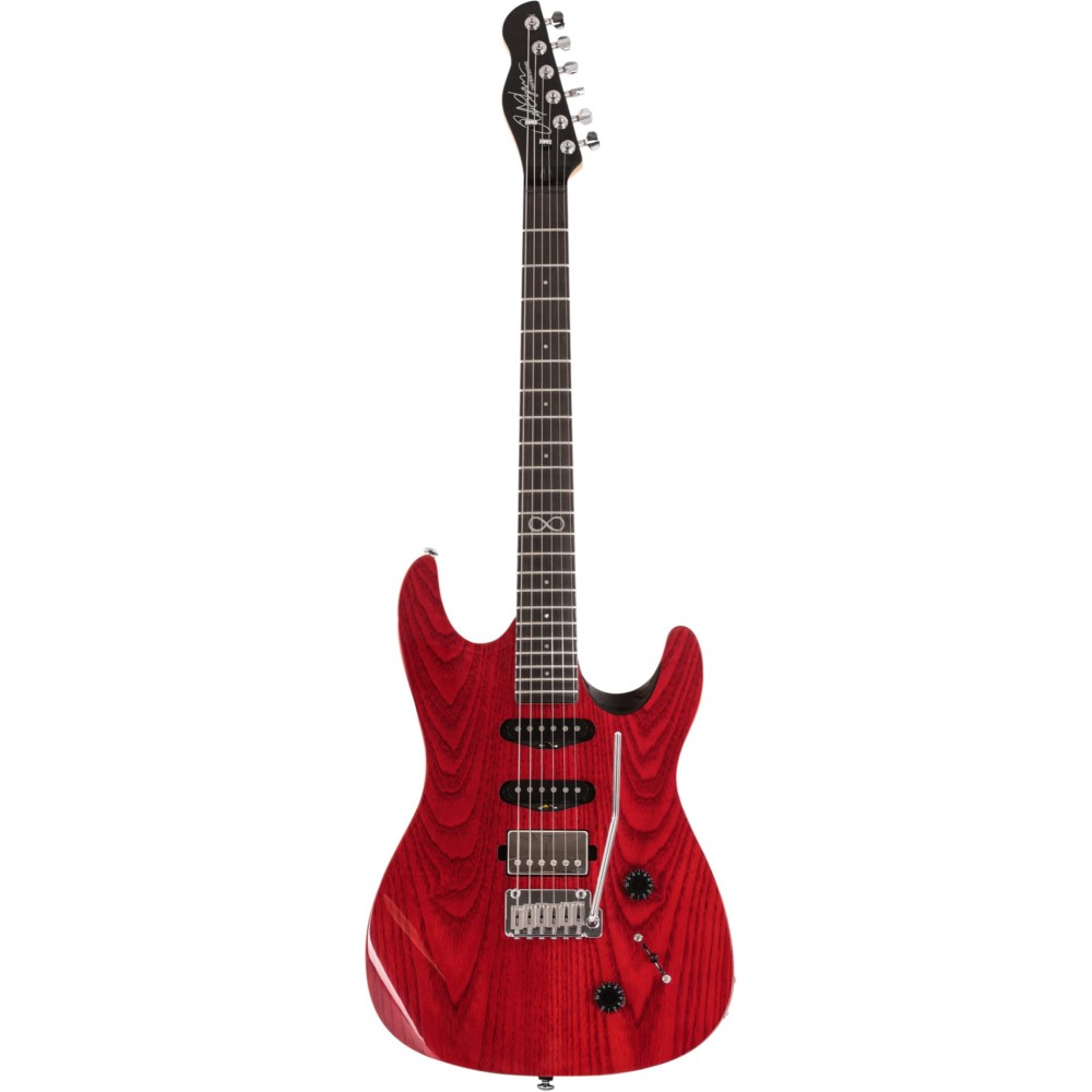 Chapman Standard ML1 X Electric Guitar with SKB Hardcase - Deep Red Gloss