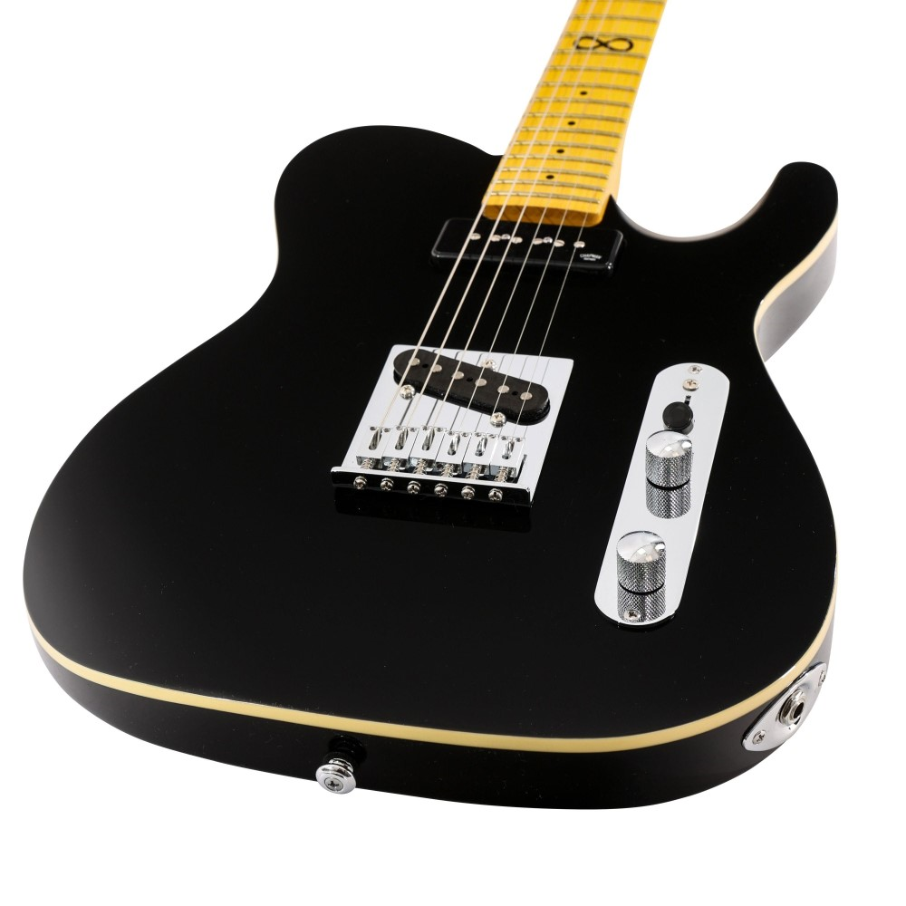 Chapman Standard Series ML3 Traditional Electric Guitar with SKB Hardcase - Gloss Black