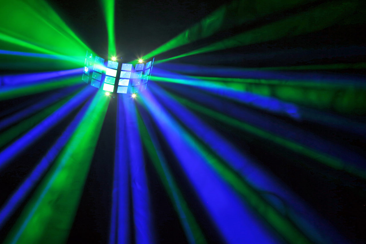 Beamz Butterfly 3√ó3 LED DJ Effect Light