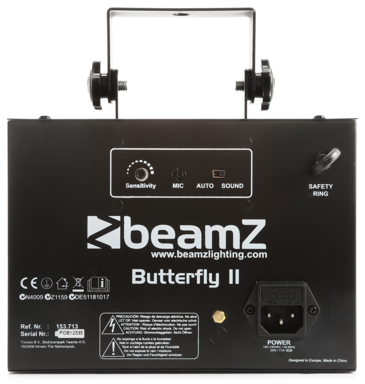 Beamz Butterfly-II LED DJ Effect Light