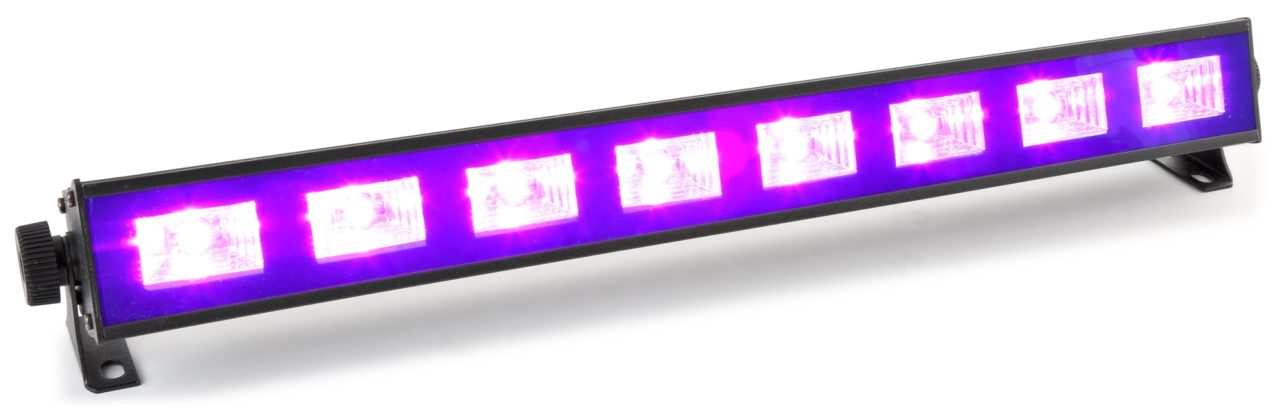 Beamz BUV93 LED UV Bar 8 x 3W