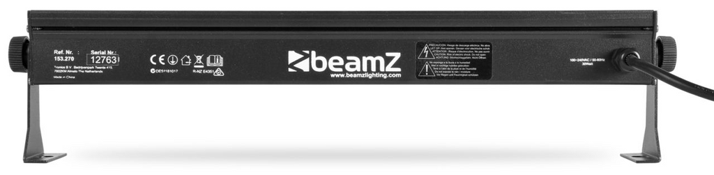 Beamz BUV93 LED UV Bar 8 x 3W