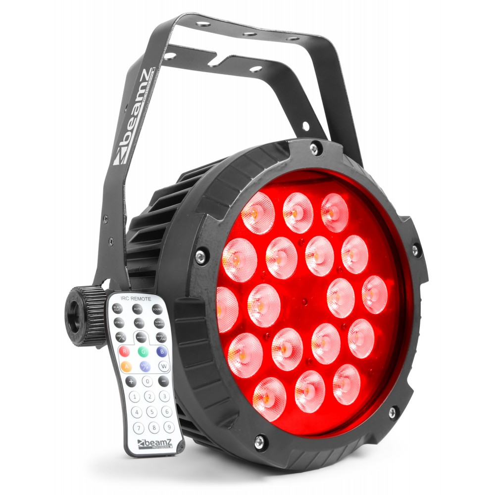 Beamz BWA418 PRO IP65 18x12W RGBW LED PAR Light