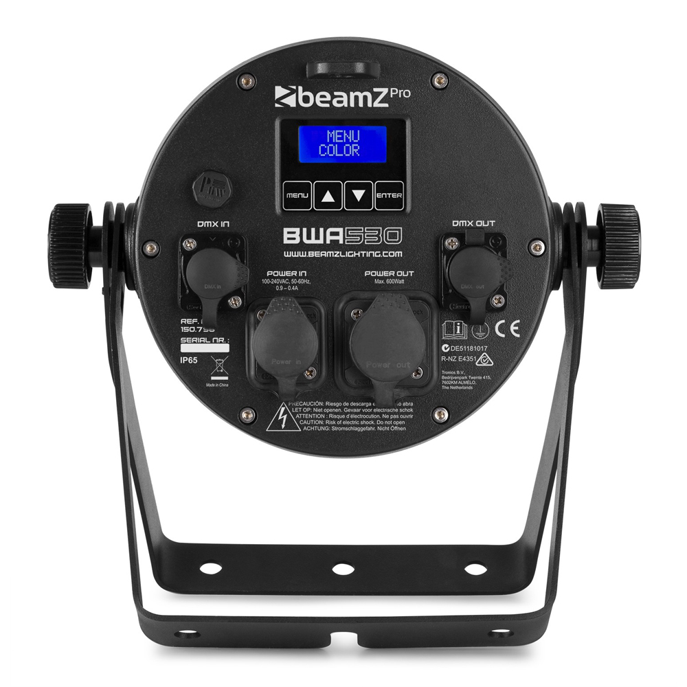 Beamz PRO BWA530 LED Alupar IP65 7x12W