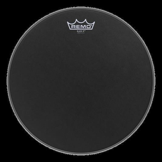 Remo Black X Black Suede 13 Inch Drumhead with Black Dot Bottom